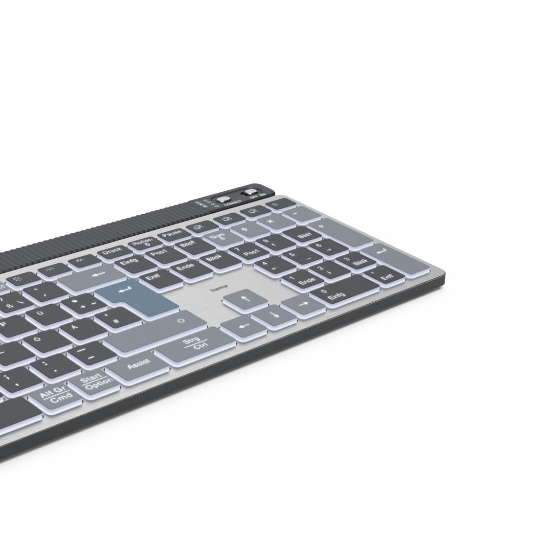 Amazon.com: Hama WKM-750 Wireless Keyboard Mouse Set (Multi Device